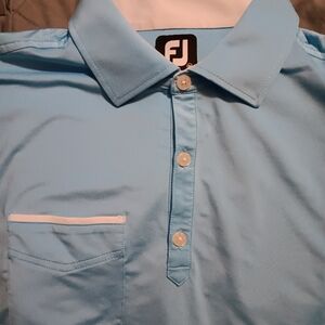 Footjoy Light Blue Polo Gulf Shirt